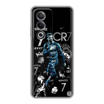 Силиконовый чехол на OPPO A3 Pro с принтом Реал Роналдо