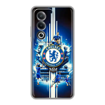 Силиконовый чехол на OPPO A3 Pro с принтом Chelsea Челси Силиконовый чехол на OPPO A3 Pro с принтом Chelsea Челси