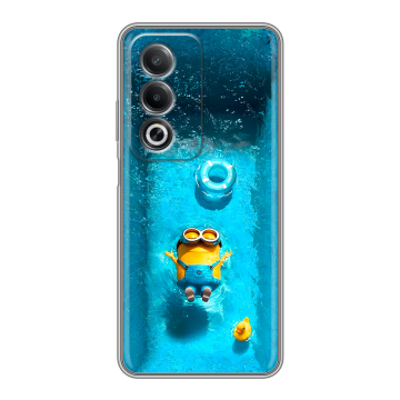 Силиконовый чехол на OPPO A3 Pro с принтом Миньоны Силиконовый чехол на OPPO A3 Pro с принтом Миньоны