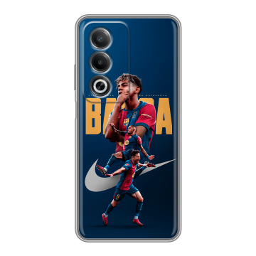 Силиконовый чехол на OPPO A3 Pro с принтом Барселона Barca Yamal Силиконовый чехол на OPPO A3 Pro с принтом Барселона Barca Yamal