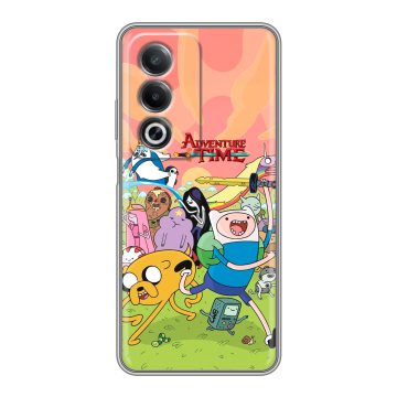 Силиконовый чехол на OPPO A3 Pro с принтом Adventure time Время приключений Силиконовый чехол на OPPO A3 Pro с принтом Adventure time Время приключений