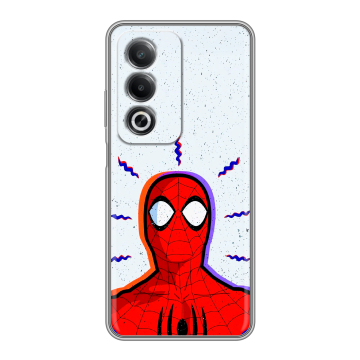 Силиконовый чехол на OPPO A3 Pro с принтом Spiderman Человек паук Силиконовый чехол на OPPO A3 Pro с принтом Spiderman Человек паук