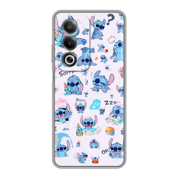 Силиконовый чехол на OPPO A3 Pro с принтом Лило и Стич
