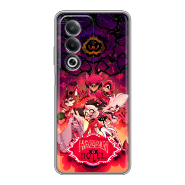 Силиконовый чехол на OPPO A3 Pro с принтом Hazbin Hotel Отель Хазбин Силиконовый чехол на OPPO A3 Pro с принтом Hazbin Hotel Отель Хазбин