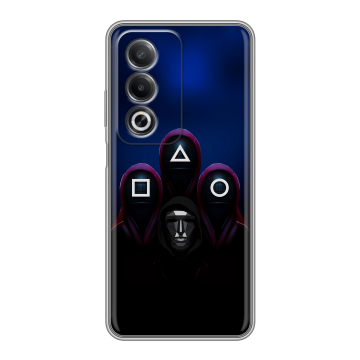 Силиконовый чехол на OPPO A3 Pro с принтом Игра Кальмара Силиконовый чехол на OPPO A3 Pro с принтом Игра Кальмара
