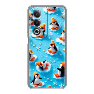 Силиконовый чехол на OPPO A3 Pro с принтом Новый год Силиконовый чехол на OPPO A3 Pro с принтом Новый год