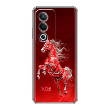 Силиконовый чехол на OPPO A3 Pro с принтом Новый год Силиконовый чехол на OPPO A3 Pro с принтом Новый год
