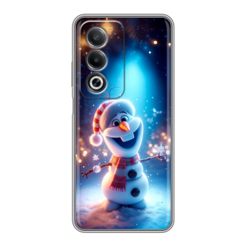 Силиконовый чехол на OPPO A3 Pro с принтом Новый год Силиконовый чехол на OPPO A3 Pro с принтом Новый год