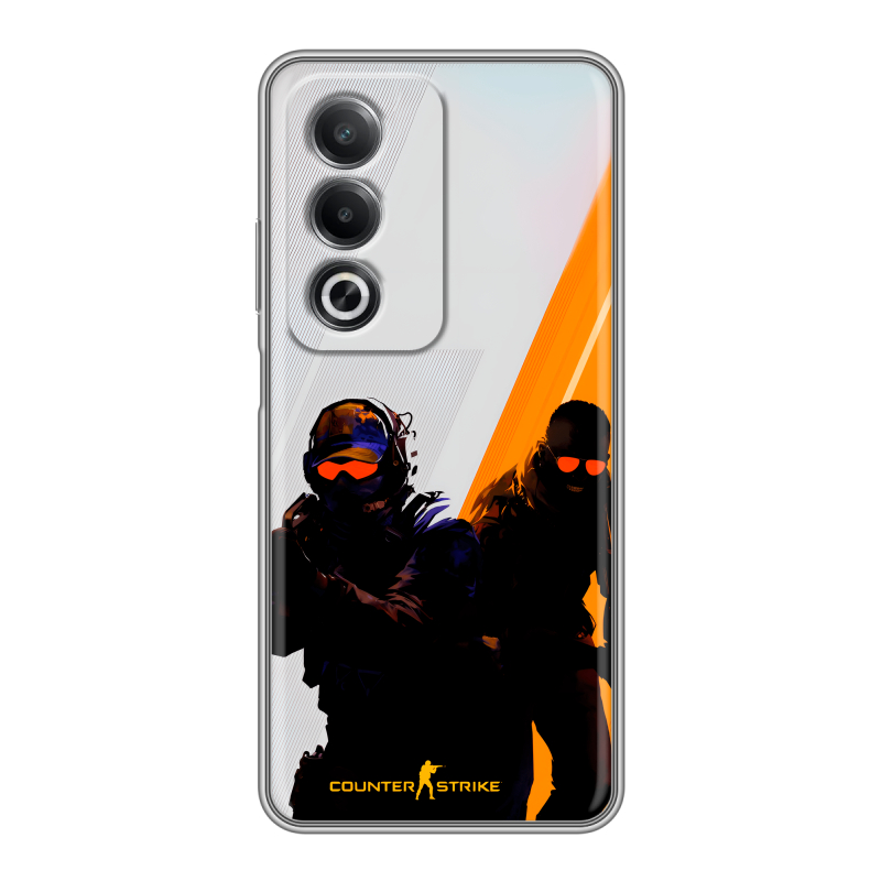 Силиконовый чехол на OPPO A3 Pro с принтом Контер страйк Counter strike Силиконовый чехол на OPPO A3 Pro с принтом Контер страйк Counter strike