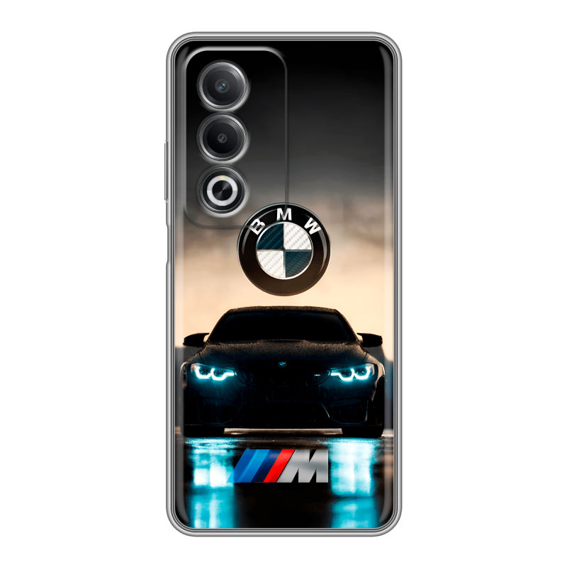 Силиконовый чехол на OPPO A3 Pro 5G с принтом БМВ BMW Силиконовый чехол на OPPO A3 Pro 5G с принтом БМВ BMW