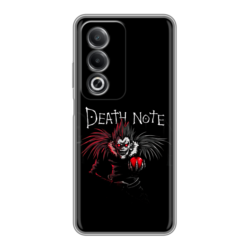 Силиконовый чехол на OPPO A3 Pro с принтом Death note Тетрадь смерти Силиконовый чехол на OPPO A3 Pro с принтом Death note Тетрадь смерти