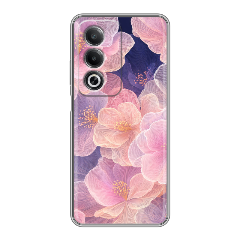 Силиконовый чехол на OPPO A3 Pro с принтом женский Силиконовый чехол на OPPO A3 Pro с принтом женский