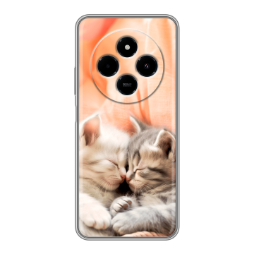 Силиконовый чехол на Xiaomi RedMi 14C с принтом Котята
