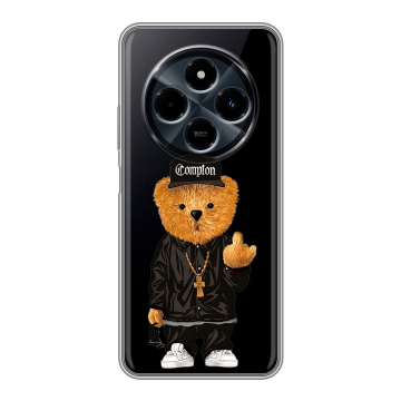 Силиконовый чехол на Xiaomi RedMi 14C с принтом Плюшевый медведь Силиконовый чехол на Xiaomi RedMi 14C с принтом Плюшевый медведь