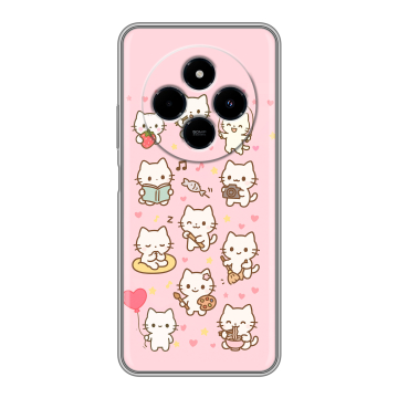 Силиконовый чехол на Xiaomi RedMi 14C с принтом Hello Kitty Хелоу Кити Силиконовый чехол на Xiaomi RedMi 14C с принтом Hello Kitty Хелоу Кити