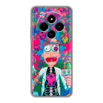 Силиконовый чехол на Xiaomi RedMi 14C с принтом Рик и Морти Rick Morty Силиконовый чехол на Xiaomi RedMi 14C с принтом Рик и Морти Rick Morty
