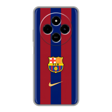 Силиконовый чехол на Xiaomi RedMi 14C с принтом Барселона Barcelona
