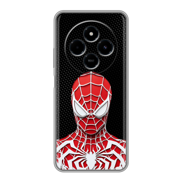 Силиконовый чехол на Xiaomi RedMi 14C с принтом человек паук spiderman