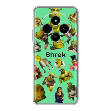 Силиконовый чехол на Xiaomi RedMi 14C с принтом Шрек Shrek Силиконовый чехол на Xiaomi RedMi 14C с принтом Шрек Shrek