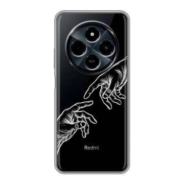 Силиконовый чехол на Xiaomi RedMi 14C с принтом Сотворение мира Силиконовый чехол на Xiaomi RedMi 14C с принтом Сотворение мира