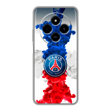 Силиконовый чехол на Xiaomi RedMi 14C с принтом PSG ПСЖ