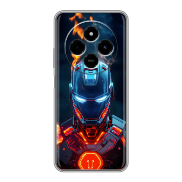 Силиконовый чехол на Xiaomi RedMi 14C с принтом IronMan Железный человек