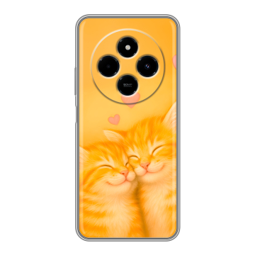 Силиконовый чехол на Xiaomi RedMi 14C с принтом Милые котята Силиконовый чехол на Xiaomi RedMi 14C с принтом Милые котята