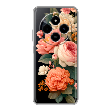 Силиконовый чехол на Xiaomi RedMi 14C с принтом цветы