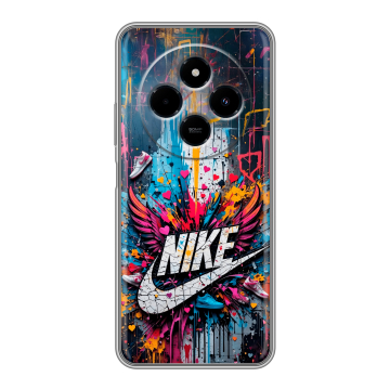 Силиконовый чехол на Xiaomi RedMi 14C с принтом Nike Найк