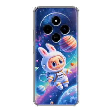 Силиконовый чехол на Xiaomi RedMi 14C с принтом Labubu Лабубу Силиконовый чехол на Xiaomi RedMi 14C с принтом Labubu Лабубу