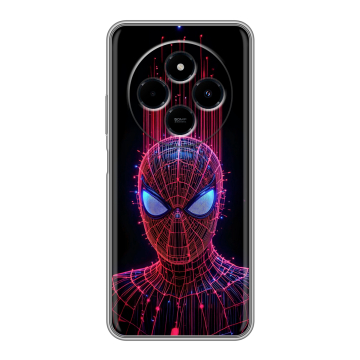 Силиконовый чехол на Xiaomi RedMi 14C с принтом Spiderman Человек паук Силиконовый чехол на Xiaomi RedMi 14C с принтом Spiderman Человек паук