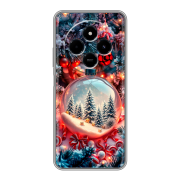Силиконовый чехол на Xiaomi RedMi 14C с принтом Новый год