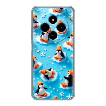 Силиконовый чехол на Xiaomi RedMi 14C с принтом Новый год