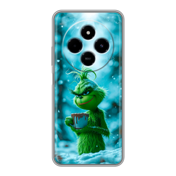Силиконовый чехол на Xiaomi RedMi 14C с принтом Новый год гринч