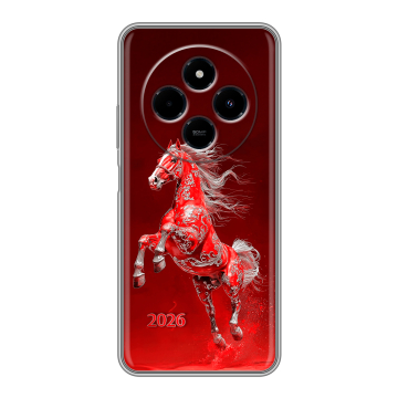 Силиконовый чехол на Xiaomi RedMi 14C с принтом Новый год