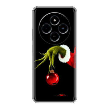 Силиконовый чехол на Xiaomi RedMi 14C с принтом Новый год Гринч
