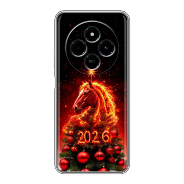 Силиконовый чехол на Xiaomi RedMi 14C с принтом Новый год