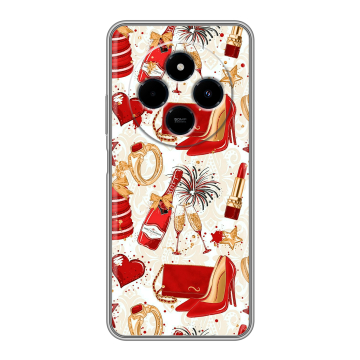 Силиконовый чехол на Xiaomi RedMi 14C с принтом Новый год
