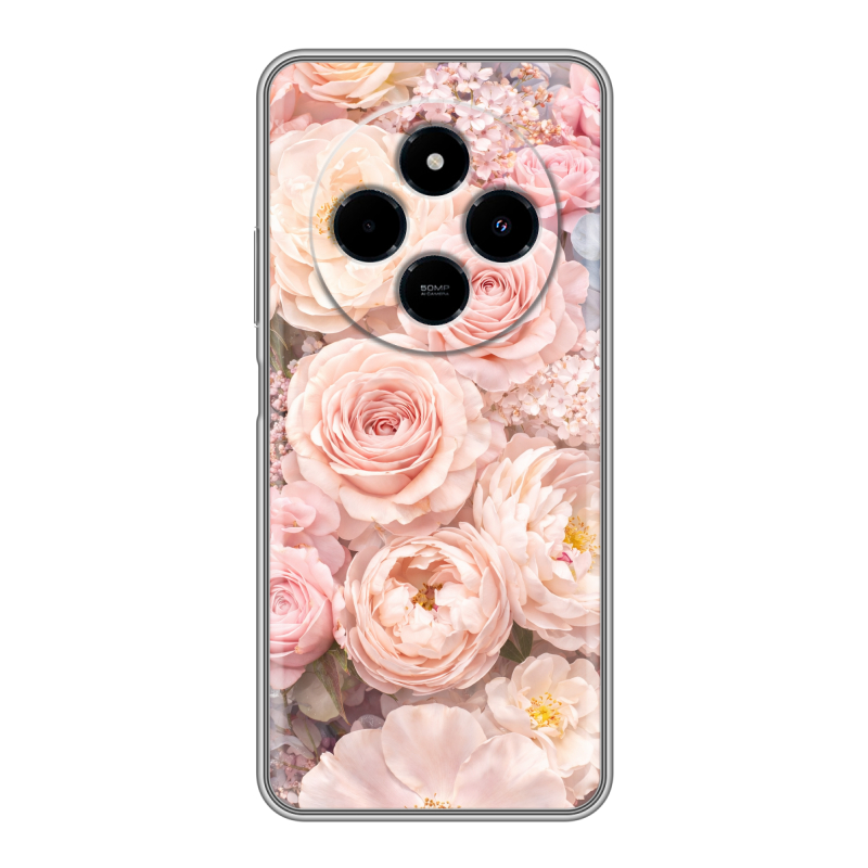 Силиконовый чехол на Xiaomi RedMi 14C с принтом женский Силиконовый чехол на Xiaomi RedMi 14C с принтом женский