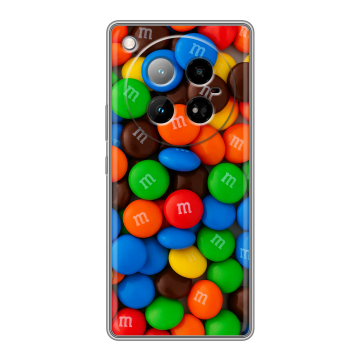 Силиконовый чехол на Infinix Zero 40 4G с принтом Конфеты