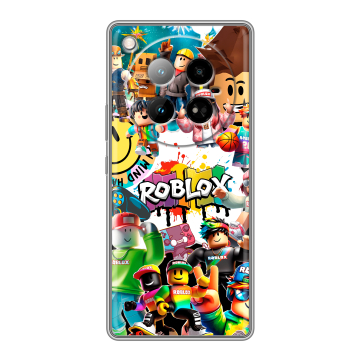 Силиконовый чехол на Infinix Zero 40 4G с принтом Roblox Роблокс Силиконовый чехол на Infinix Zero 40 4G с принтом Roblox Роблокс