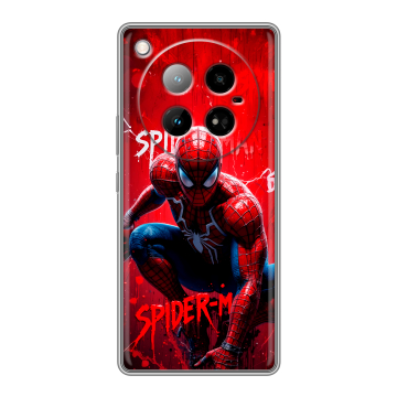 Силиконовый чехол на Infinix Zero 40 4G с принтом Spiderman Человек паук Силиконовый чехол на Infinix Zero 40 4G с принтом Spiderman Человек паук