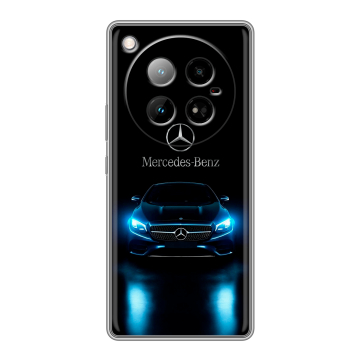 Силиконовый чехол на Infinix Zero 40 4G с принтом Mercedes Мерседес Силиконовый чехол на Infinix Zero 40 4G с принтом Mercedes Мерседес