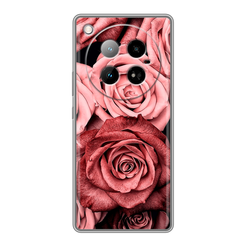 Силиконовый чехол на Infinix Zero 40 4G с принтом Цветы розы Силиконовый чехол на Infinix Zero 40 4G с принтом Цветы розы
