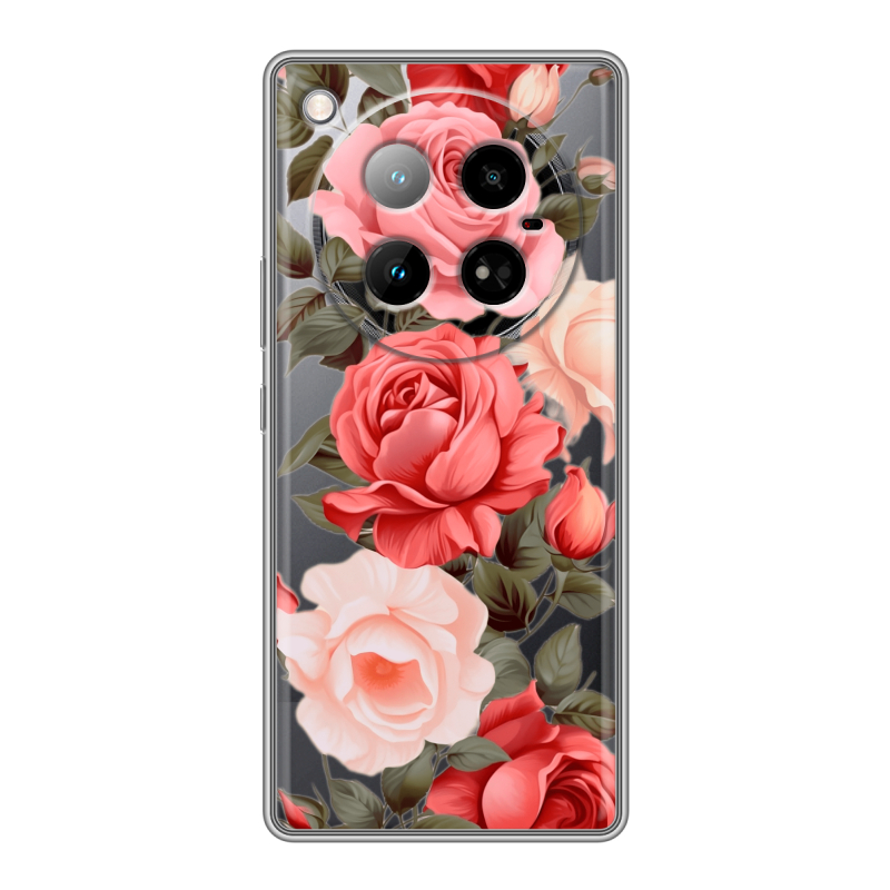 Силиконовый чехол на Infinix Zero 40 4G с принтом Розы Силиконовый чехол на Infinix Zero 40 4G с принтом Розы
