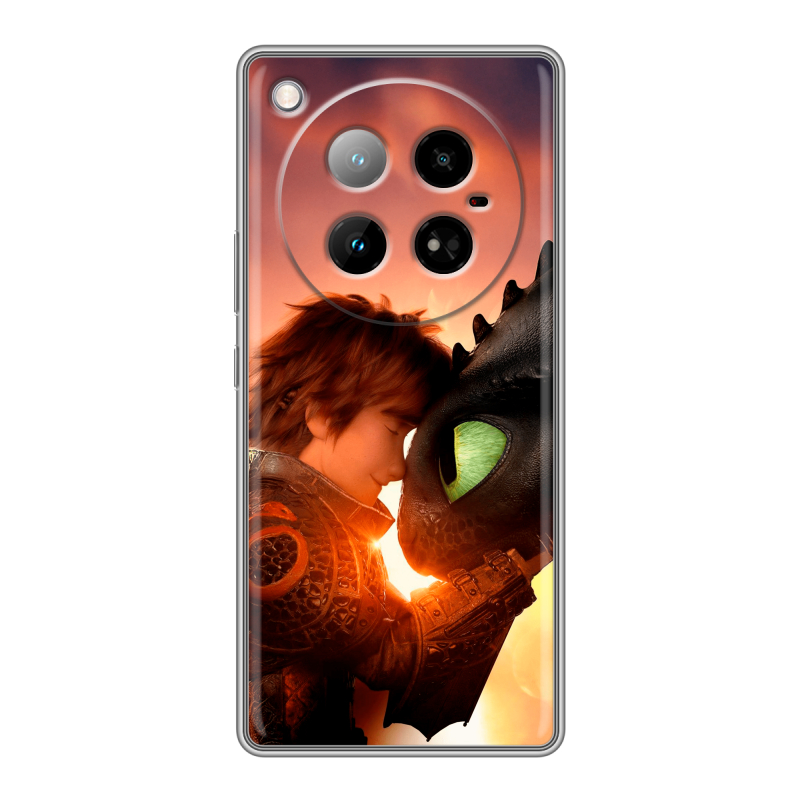 Силиконовый чехол на Infinix Zero 40 4G с принтом Как приручить дракона Силиконовый чехол на Infinix Zero 40 4G с принтом Как приручить дракона