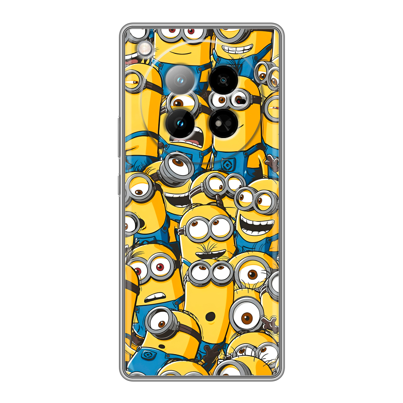 Силиконовый чехол на Infinix Zero 40 4G с принтом Миньоны Силиконовый чехол на Infinix Zero 40 4G с принтом Миньоны