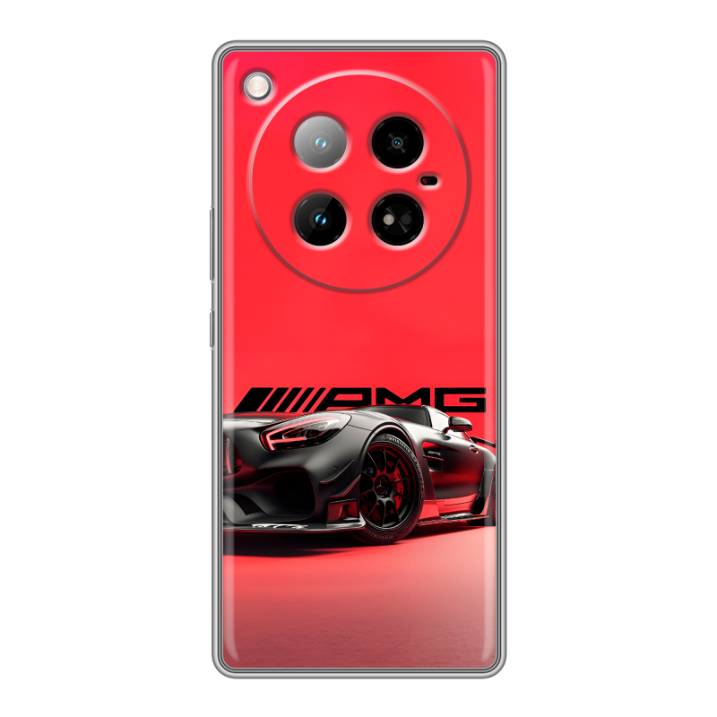 Силиконовый чехол на Infinix Zero 40 4G с принтом Мерседес Mercedes AMG Силиконовый чехол на Infinix Zero 40 4G с принтом Мерседес Mercedes AMG