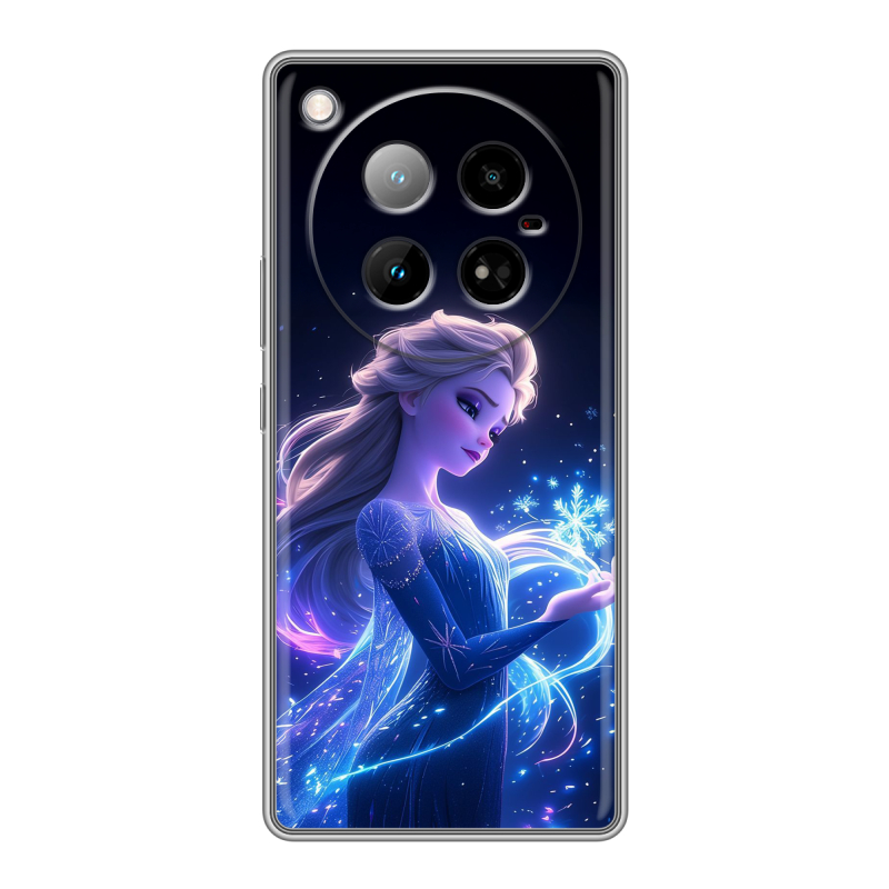 Силиконовый чехол на Infinix Zero 40 4G с принтом Холодное сердце Frozen Силиконовый чехол на Infinix Zero 40 4G с принтом Холодное сердце Frozen