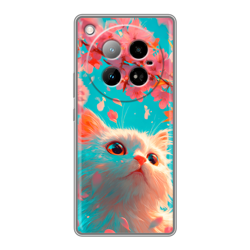Силиконовый чехол на Infinix Zero 40 4G с принтом Красивый кот Силиконовый чехол на Infinix Zero 40 4G с принтом Красивый кот